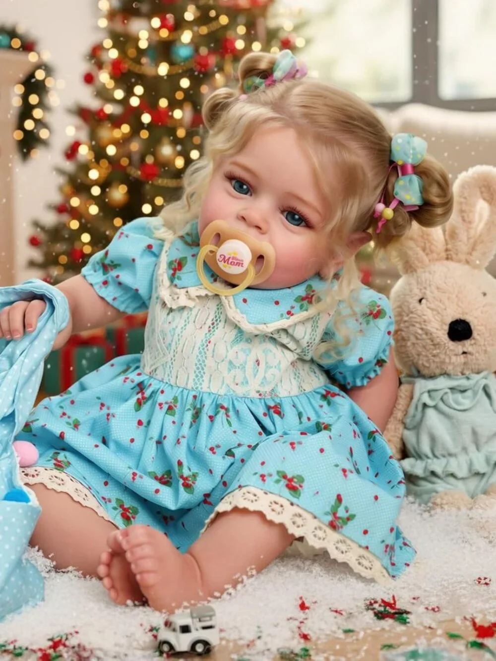 Reborn Baby Dolls, 18 Inch Realistic Baby Doll with Hand Rooted Hair | Newborn B